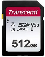 Transcend 创见 512GB UHS-I U3 SD 存储卡, TS512GSDC300S-E 0.5GB UHS-I U3 SD 存储卡