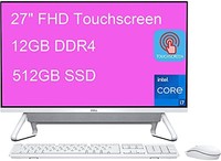 DELL 戴尔 Inspiron 27 7000 7700 旗舰一体机 27 英寸全高清触摸屏 * 11 代 Intel 4 核 i7-1165G7 1