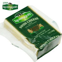 KERRygold 金凯利 大孔奶酪芝士淡味 爱尔兰进口 即食干酪乳酪块 奶酪芝士片生鲜奶油原料198g 瑞士大孔