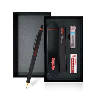 rOtring 红环 800 防断芯自动铅笔 黑色 0.5mm 礼盒装