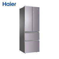 Haier 海爾 電冰箱 家用法式多門四開門速凍風冷無霜靜音節能大容量336L霞光色電冰箱