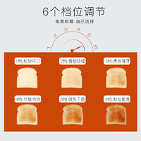 智耐 烤面包机家用三明治早餐机吐司机多士炉面包片土司全自动小型