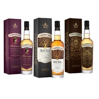 cdf会员购：COMPASS BOX 罗盘针 苏格兰威士忌组合3瓶（泥煤兽 调和麦芽威士忌700ml+香料树 纯麦芽威士忌700ml+享乐主义 调和谷物威士忌700ml）