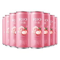 RIO 锐澳 微醺 鸡尾酒 玫瑰荔枝白兰地风味 330ml*8罐