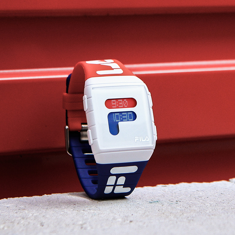 FILA官方专卖斐乐手表防水电子表男女情侣表学生潮流运动腕表105（FL38-105-601）