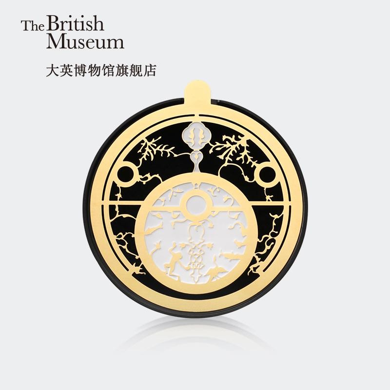 大英博物馆 星盘书签香薰收纳盒 7.8x8.6x2.4cm 锌合金