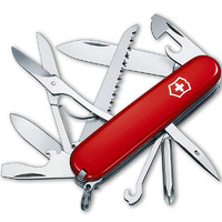 VICTORINOX 维氏 瑞士系列 1.4713 大当家多功能瑞士军刀 91mm 15种功能 红色