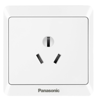 Panasonic 松下 雅悦系列 WMWA106-N 三孔插座 白色