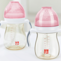 gb 好孩子 goodbaby 好孩子 小饿魔系列 B80374 PPSU奶瓶 240ml 粉红 6月+