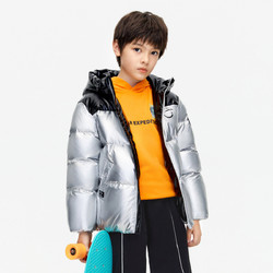 bosideng波司登儿童连帽羽绒服