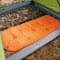 牧高笛 防潮墊 戶外帳篷自動充氣墊可拼接隔涼睡墊氣墊床防潮墊 SP 桔黃/單人2.5CM