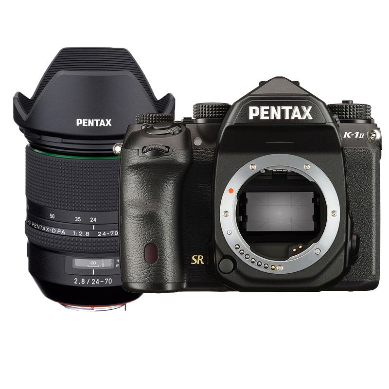 PENTAX 宾得 K-1 Mark II 全画幅单反相机 K1II K12五轴防抖3640万像素 含DFA24-70mmF2.8变焦镜头 官方标配