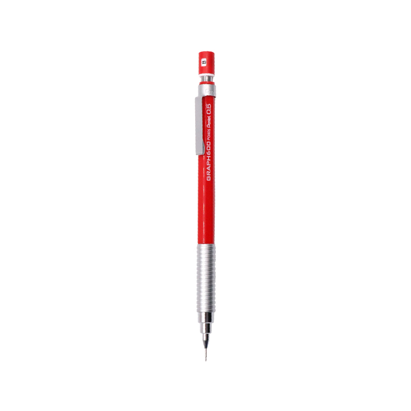 Pentel 派通 PG605-BX 低重心自动铅笔 红色 0.5mm