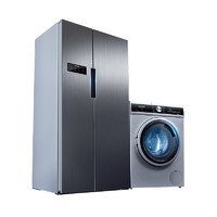 西門子610l大容量風冷電冰箱+10公斤洗衣機 nv66+u80w
