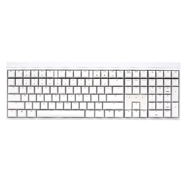 mx2.0s g80-3820luaeu-0 全尺寸机械键盘 白色 黑轴