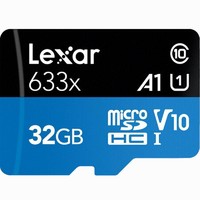 Lexar 雷克沙 LEXAR) 32GB 633X MicroSD卡(TF卡)