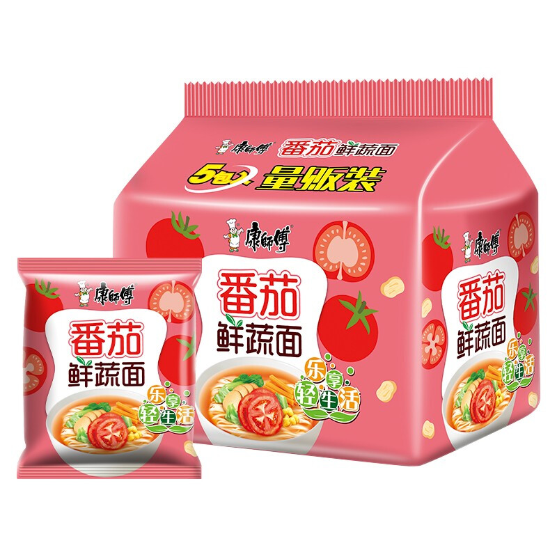 康师傅番茄鲜蔬面