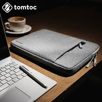 tomtoc air苹果电脑包2021MacBookpro16英寸内胆包笔记本保护 浅灰色 16寸（适配macbook 16“）