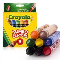 Crayola 绘儿乐 52-0389 特大蜡笔 8色