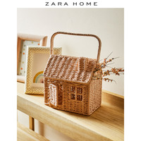 ZARA HOME Zara Home 欧式粉红色创意个性可爱小屋状编织篮筐