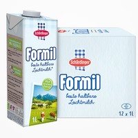 Schärdinger 莎丁格 Schardinger 脱脂牛奶1L*12盒 儿童进口早餐高钙 优质乳蛋白