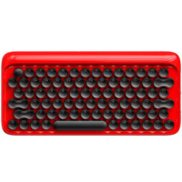 LOFREE洛斐 MAUS薯片蓝牙鼠标可充电无线双模（笔记本台式电脑 家用办公） 红色键盘