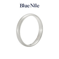 Blue Nile经典结婚戒指男女情侣对戒素婚戒指环