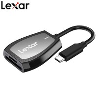 Lexar 雷克沙 USB3.2高速读卡器 SD/TF 二合一多功能 支持UHS-II读取