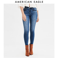 AMERICAN EAGLE AEO新款女士高腰紧身弹力牛仔裤American Eagle0433_2396