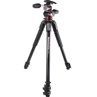 Manfrotto 曼富图 MK055XPRO3-3W铝合金专业三脚架套装承重8kg