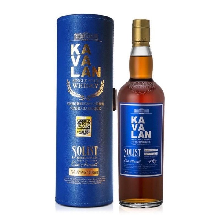 Kavalan 噶玛兰 经典独奏VINHO葡萄酒桶原酒 54.8%vol 单一麦芽威士忌 1000ml
