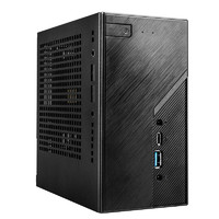 ASRock 華擎 DeskMini X300 組裝電腦（核芯顯卡、Mini STX主板、風冷、黑色)