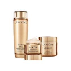 lancome兰蔻菁纯臻颜护肤套装玫瑰柔肤水焕亮眼霜轻盈版精萃乳霜