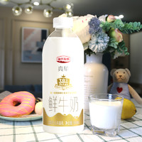 温氏 真挚鲜牛奶3.8g原生乳蛋白 950ml/瓶 严选牧场 高品质鲜牛奶 低温冷藏鲜牛奶牛乳