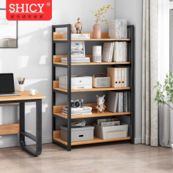 shicy 实采 北欧书架置物架多层卧室客厅简约落地层板储物架创意阳台