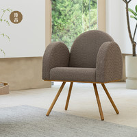 吱音马卡龙沙发原创设计师家具北欧单人布艺皮质沙发椅卧室电脑椅