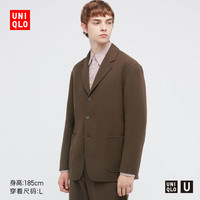 UNIQLO 優衣庫 中性羊毛混紡茄克外套 442175