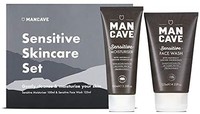 ManCave 敏感肌肤护理套装 - 2 种护肤精华,适合敏感肌肤