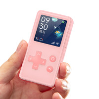 QIN 多親 K201 平安Q兒童定位電話手機 超薄迷你卡通學生 超長待機小手機 粉色 裸機版