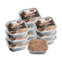 MORANDO 莫兰朵 茉兰朵（Morando）猫主食罐头猫餐盒  含三文鱼肉泥和大米 100g*10盒