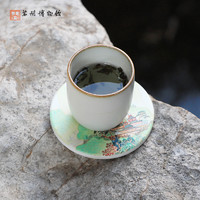 蘇州博物館 仙山樓閣圖 杯墊2個裝 軟木陶瓷茶杯墊