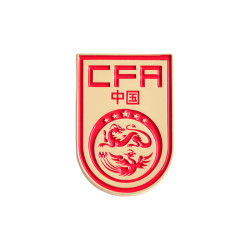 我的主场中国国家足球队官方版锌合金徽章24x36x3mm锌合金烤漆创意