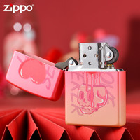 ZIPPO 之寶 zippo打火機 美國原裝煤油防風打火機六面彩印情侶禮物-戀愛至死