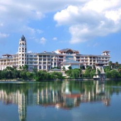 推荐安徽值友周末不加价的湖畔华丽宫殿巢湖碧桂园凤凰酒店商务园景