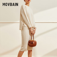MOVBAIN 慕白 女装套头毛衣半裙两件套
