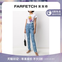 JUSTcavalli Just Cavalli女士斑马纹牛仔裤FARFETCH发发奇