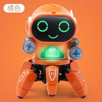 兒童電動舞動智能機器人燈光唱歌跳舞玩具充電版