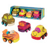 PLUS會員、親子會員：B.Toys 比樂 寶寶回力車 4個裝