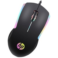 HP 惠普 Gaming M160 有線鼠標 1000DPI RGB 黑色