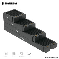 Barrow 高密度单波紫铜水冷排40MM厚DIY电脑散热器 Dabel-40a 360